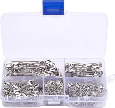 Obrázek produktu pro 1 sada zavíracích špendlíků bílé K - cca 220 kusů/krabička