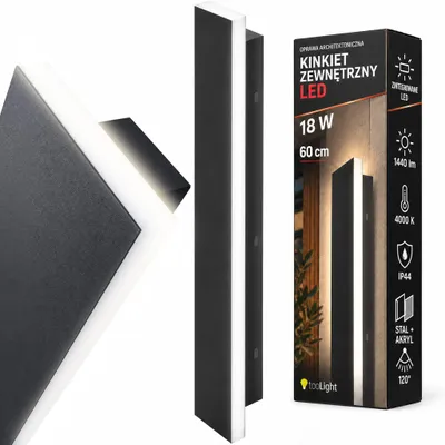Immagine prodotto di Lampada Da Facciata Toolight Jnh035-G 60 Black