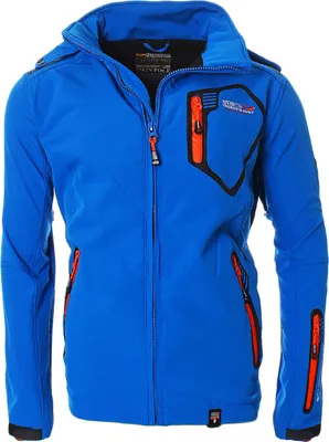 Produktbild von Geographical Norway Herren Softshelljacke Funktions-Outdoor-Jacke Model: Tsunami, Farbe: Royalblau, Größe: L