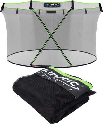Produktbild von KINETIC SPORTS Trampolin Sicherheitsnetz für Gartentrampolin Modell Ultimate Pro Ersatz Netz Fangnetz, ø 366 cm