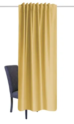 Thermovorhang 225x135 cm gelb, lichtfilternd, Polyester