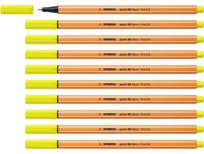 Obrázek produktu pro STABILO point 88 Fineliner Yellow 1 kus(y)