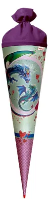 Immagine prodotto di ROTH 677468 Schultüte Drachenliebe - rund, 70 cm