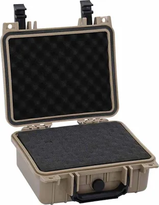 Obrázek produktu pro vidaXL Pevný kufr sand 27 x 24,5 x 12,5 cm Polypropylen a ABS