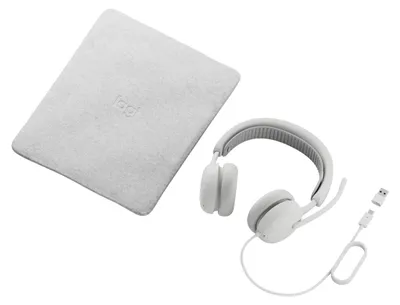 Productafbeelding van Logitech Zone Wired 2, Bekabeld, 20 - 20000 Hz, Gesprekken/muziek, 223,5 g, Hoofdtelefoon met microfoon, Wit