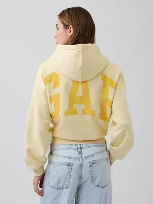 Obrázek produktu pro Mikina GAP Oversize s krátkým střihem a logem VintageSoft, velikost XL