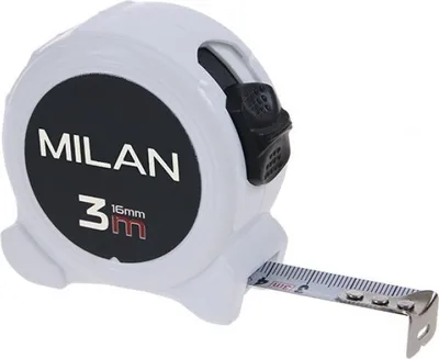 Produktbild von Bandmaß MILAN CE, 3 m, weiß, FESTA