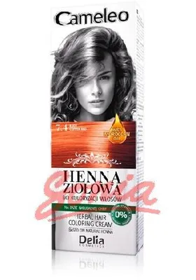 Produktbild von Delia Cosmetics Herbal Henna Cameleo No Ere 7.4 75g