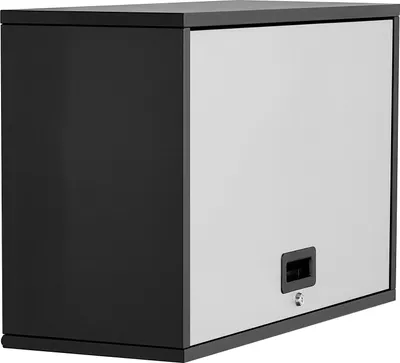 Zdjęcie produktu dla SucceBuy szafka ścienna do warsztatu, 770x305x500 mm, szafka z drzwiami skrzydłowymi i półką, nośność 108,86 kg, do montażu na ścianie, idealna do garażu, piwnicy, kuchni, magazynu, wymagany montaż