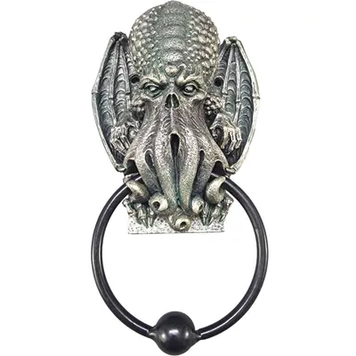 Produktbild von Türklopfer "Call of Cthulhu" mit Metallklopfer