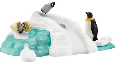 Immagine prodotto di Schleich 42661 - Divertimento in famiglia con i pinguini - Wild Life
