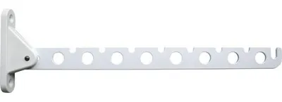 Produktbild von Kleiderhaken - klappbar - weis - 30 cm - fur 16 Bugel