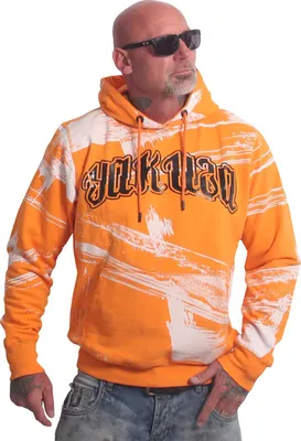 Produktbild von Yakuza Herren Care Allover Kapuzenpullover, Orange Popsicle, 6XL
