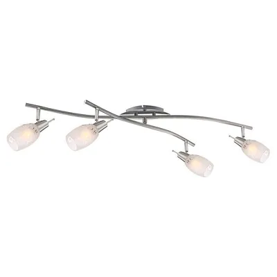 Produktbild von Globo Lighting Strahler Metall verchromt, 4x E14