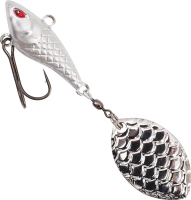 Immagine prodotto di 1 x MIKADO M-Tail Spinner Jig Spinner Wobbler Luccio Persico 6 g-5,5 cm SILVER