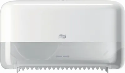 Zdjęcie produktu dla Tork 558040, Dozownik na papier toaletowy w rolce, Biały, Plastik, 360 mm, 130 mm, 207 mm