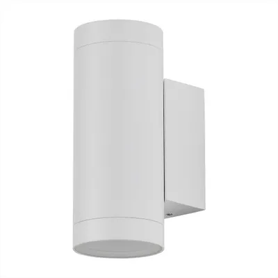 Produktbild von Außen Wandleuchte, Up & Down, Alu, weiß, H 16 cm