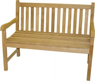 Produktbild von Premium Teak Gartenbank Picadelly Sitzbank Holzbank Teakbank Parkbank nachhaltig 120cm