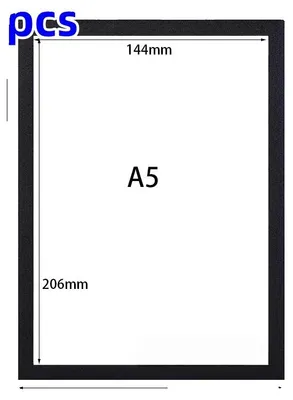 Zdjęcie produktu dla Magnetyczna ramka na plakat, samoprzylepna, wielokrotnego użytku, format A5 – 20 sztuk
