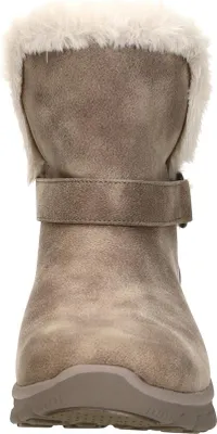 Produktbild von Skechers Slip-Ins Relaxed Fit Enkellaarsjes Plat - Taupe - Maat 36