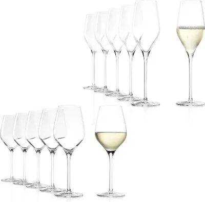 Produktbild von Stölzle Lausitz Exquisit Royal Champagnerkelche/Weißweinkelche Set 12 tlg