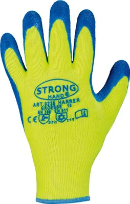 Produktbild von Handschuhe Harrer Gr.9 gelb/blau EN 388 PSA II