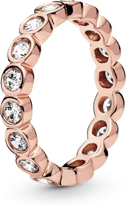 Immagine prodotto di Anello Pandora, collezione Band of Stones, oro rosa, modello 180942CZ-54