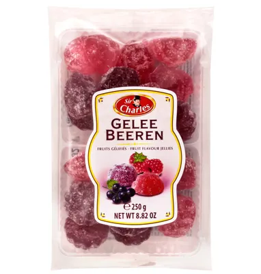 Produktbild von SirCharles Blaubeergelee mit Zuckerstreusel 250 g