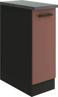 Produktbild von Optifit Auszugunterschrank Nizza407 BxTxH 30 x 60 x 84,8 cm rostrot matt zerlegt KUNI UAFZ306-9+