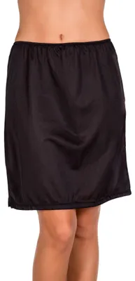 Productafbeelding van FORGARELLA Chiffon onderrok, korte rok, damesondergoed, zwart, maat 42