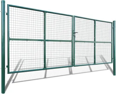 Produktbild von vidaXL Gartentor aus Maschengewebe 400x150 cm
