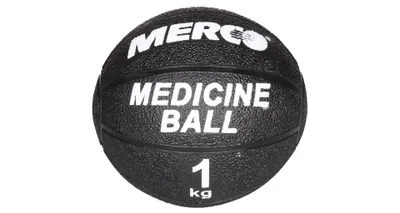 Obrázok produktu pre Black gumená medicinbalová lopta, 1 kg
