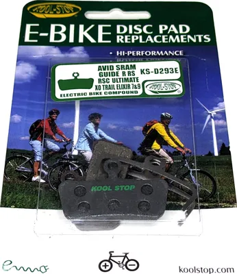 Produktbild von Kool-Stop E-Bike Bremsbeläge KS-D293E für Sram R/RS/RSC Elixir 7/9 XO Disc Pad