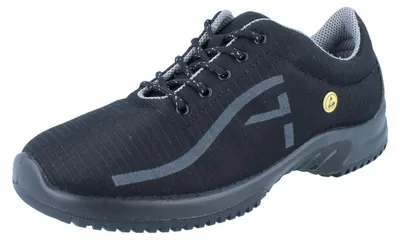 Zdjęcie produktu dla Abeba (36728) Niskie buty ESD profesjonalne uni6 O2 czarne 43