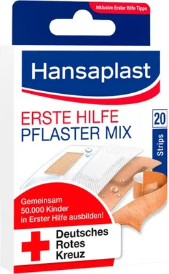 Produktbild von HANSAPLAST Erste Hilfe Pflaster Mix 20 St