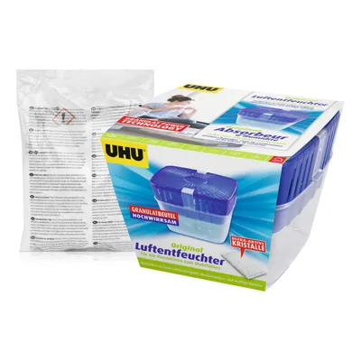 Produktbild von 1x Uhu Air Max Luftentfeuchter Original 450g + 1x Nachfüllbeutel 450g - Spar-se