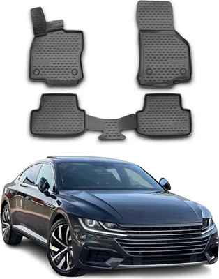 Produktbild von 2017-2025 VW Arteon Fußmatten TPE Schwarz 4 tlg