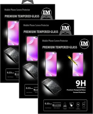 Immagine prodotto di cofi1453 3X Tempered Glass Screen Protector 9H Tempered Glass Display Protector Film Display Glass Screen Protector compatibile con XIAOMI REDMI K30