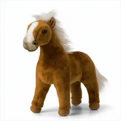 Image de WWF - Peluche - Cheval sauvage (renard roux, 29cm) réaliste Peluche en peluche