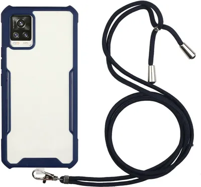 Produktbild von König Design Hülle kompatibel mit Samsung Galaxy A72 5G Kunststoff Handykette Cover - Case Handyhülle Blau