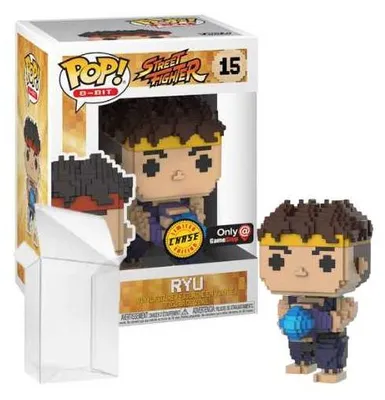 Produktbild von Funko Pop! 8-BIT: Street Fighter - Ryu #15 Chase Exclusive