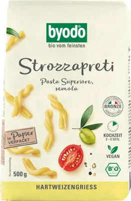 Produktbild von Strozzapreti semola 500g von Byodo