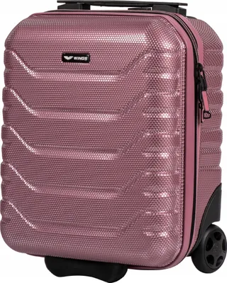 Obrázok produktu pre Príručný kufor WINGS CRAKE Pink - ľahký a robustný na cestovanie so spoločnosťou Ryanair/Wizzair