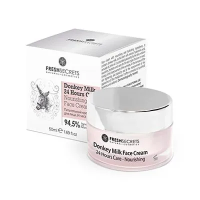 Obrázok produktu pre Fresh Secrets Výživný krém na tvár s oslie mliekom – pre suchú až dehydratovanú pleť 50 ml
