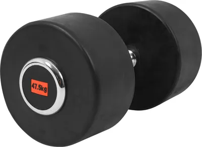 Produktbild von GORILLA SPORTS® Kurzhanteln - Einzeln, 47,5 kg, aus Gusseisen, Gummiert, Griff gerändelt, rutschfest - Rundhanteln, Kurzhantelset, Hantel Set, Gewichte, Dumbbells