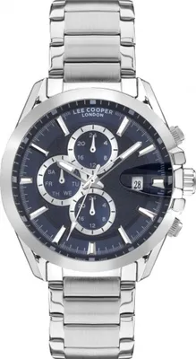 Produktbild von Herrenuhr LEE COOPER LC07455.390 in Marineblau, Fashion für ein Geschenk.