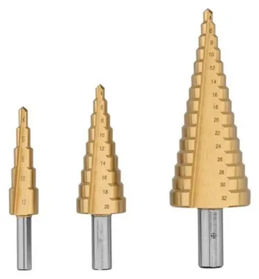 Obrázek produktu pro Parkside Vrtáky stupňovité 4-32 mm v sadě