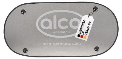 Obrázek produktu pro alca® Automatická clona do auta, 50x100 cm, ochrana proti slunci, UV filtr, upevnění pomocí přísavek na sklo, vhodné pro osobní automobily, nákladní vozy, pro kojence a děti