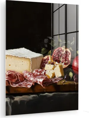 Produktbild von MuchoWow Glasbilder - Bilder auf Wandbild - Foto auf Glas Stilleben - Vintage - Trinktafel 30x40 cm Wanddekoration aus Glas - Acrylglasbild - Acrylbilder - Wohnzimmer - Fotos