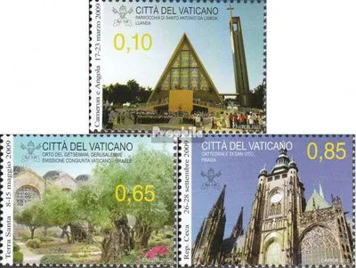 Produktbild von Briefmarken Vatikanstadt 2010 Mi 1683-1685 (kompl.Ausg.) postfrisch Papstreisen